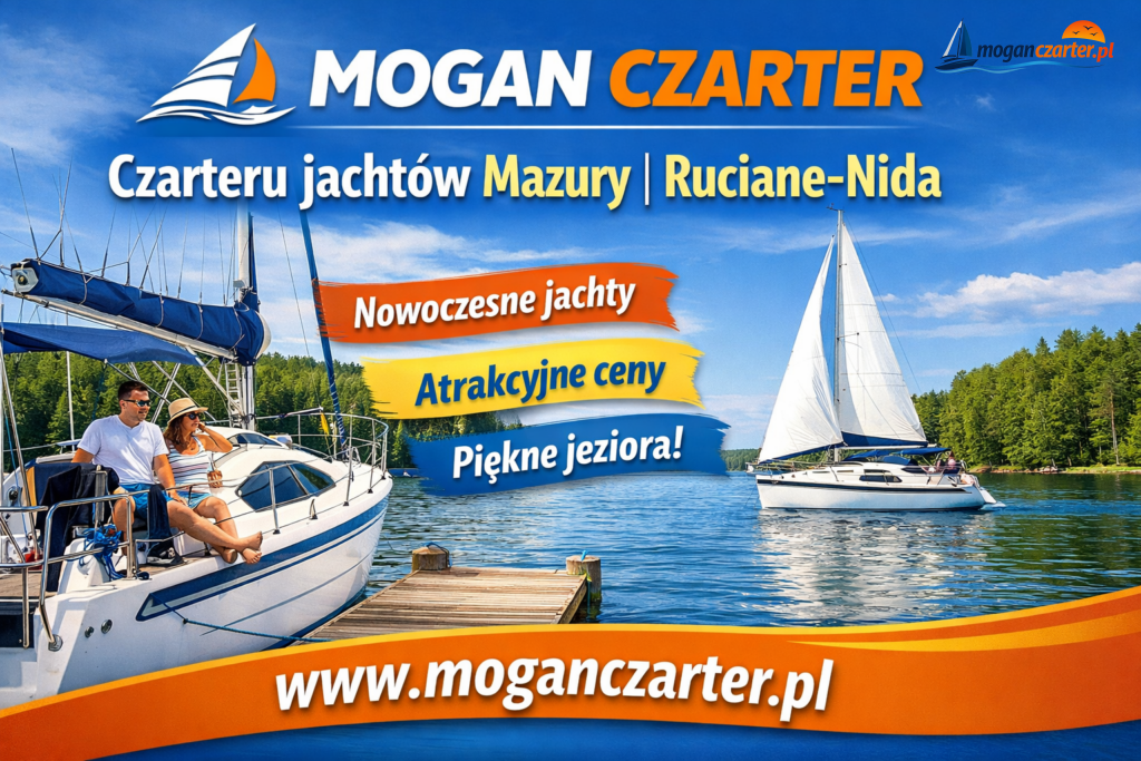 Mogan Czarter - Czarter jachtów na Mazurach Ruciane - Nida Jezioro Nidzkie