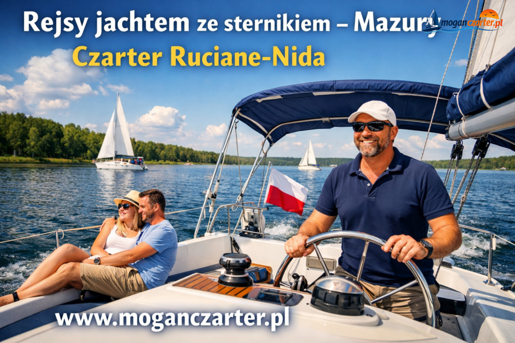 Komfortowe jachty ze sternikiem na Mazurach